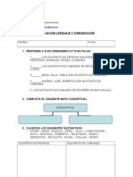 Sustaantivos Prueba