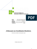 A Educação Nas Constituições Brasileiras