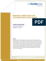Windowsserver Geocluster TD