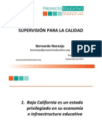 Presentacion Supervision para La Calidad Bernardo Naranjo Sept 2012