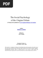 Download The Social Psychology of the Origins Debate by steve martin SN13459606 doc pdf