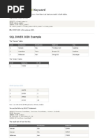 SQL Join Keyword