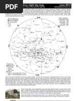 Download June 2013 night sky chart by Powerhouse Museum SN134600236 doc pdf