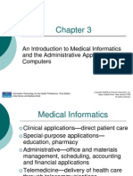 An Introduction To Medical Informatics and The Administrative Applications of Computers
