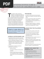 Juvenile Justice Care and Protection of Children 2003