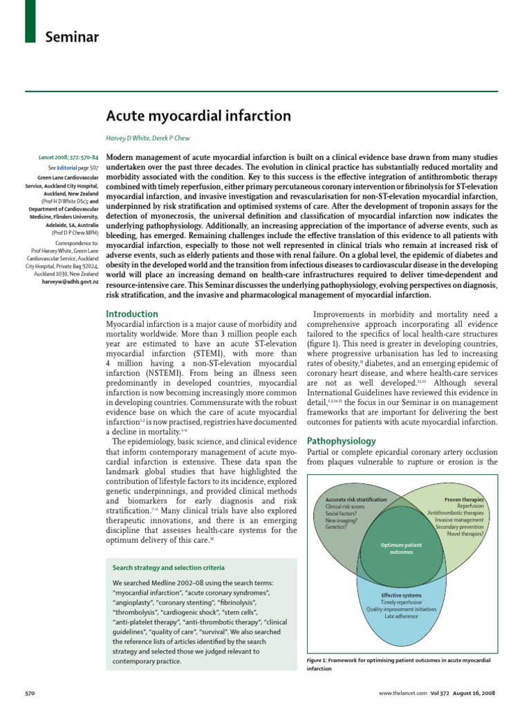 Acute Myocardial Infarction | PDF