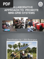 Collaborative Approach To Promote Mini-Grid Systems - Roderick de Castro