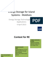 Energy Storage for Island Systems - Maldives - Len George