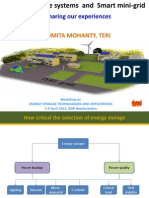 Battery Storage Systems and Smart Mini-Grid - Sharing Our Experiences - Parimita Mohanty