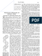1953 - Watson, Crick - A Structure For Deoxyribose Nucleic Acid