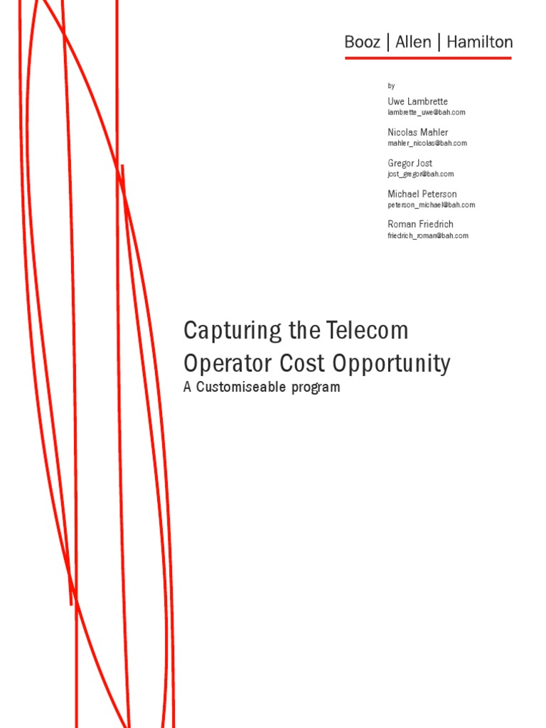Capturing The Telecom Operator | PDF | Top Down And Bottom Up Design ...