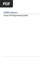 MSDN Library - C# Programming Guide