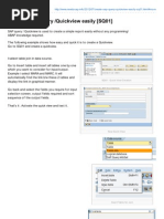 Create A SAP Query Quickview Easily SQ01