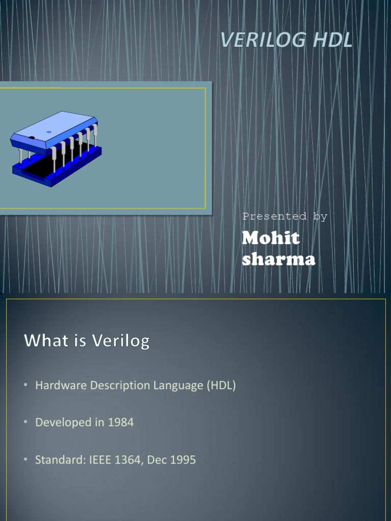 Verilog HDL Basics and Operators Guide | PDF | Hardware Description ...