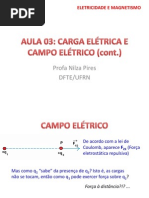 Campo Elétrico - Aula 3