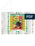 Calendario Del Huerto Escolar