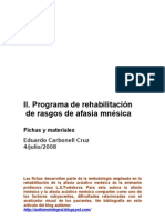 3818102 II Programa de Rehabilitacion de Rasgos de Afasia Mnesica