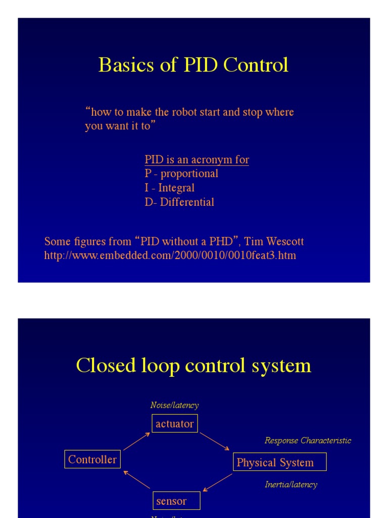 Basic of PID Control | PDF | Applied Mathematics | Systems Theory