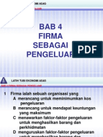 Bab 4 Firma Sebagai Pengeluar