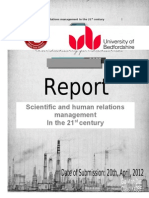 Scientific and Human Relations Management in The 21 Century