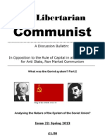 The Libertarian Communist No.22 Spring 2013