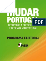 Programa Eleitoral PSD 2011