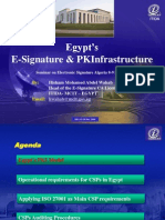 Egypt'S E-Signature & Pkinfrastructure