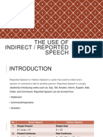 The Use of Reported Speech