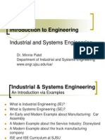 Introduction to Industrial and Systems Engineering