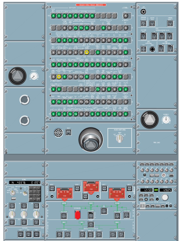 A320 Overhead Panel