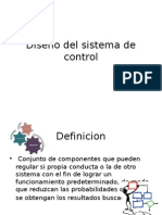 Diseño del sistema de control