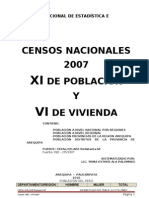 Poblacion Peru Aqp y Provincias