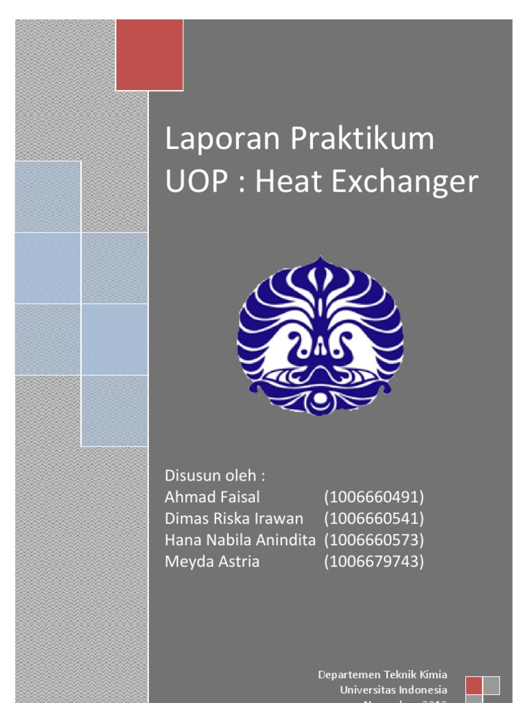 Laporan Praktikum Heat Exchanger | PDF