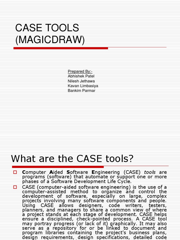 Overview of MagicDraw CASE Tool | PDF | Software Development Process ...