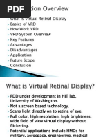 Virtual Retinal Display