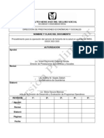 Procedimiento para la operación del servicio de fomento de la salud en guarderías IMSS