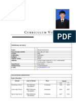 Contoh CV