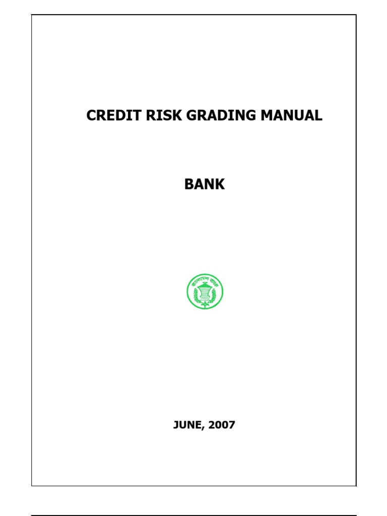 Credit Risk Grading Manual for Banks | PDF | Credit Risk | Banks
