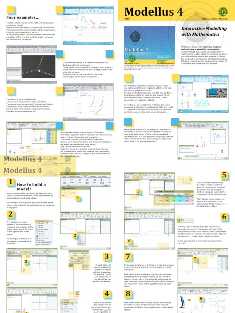Introduction to Modellus 4.01 | PDF | Teaching Methods & Materials ...
