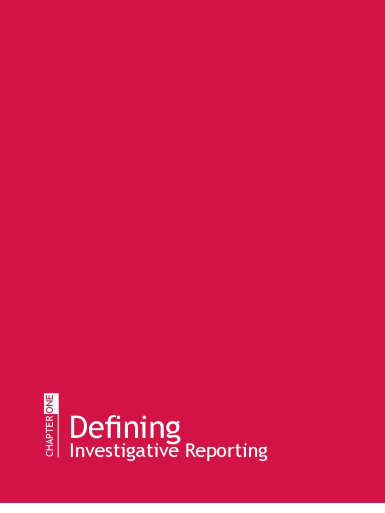 Digging Deeper A Guide For Investigative Journalists in The Balkans Chapter One PDF