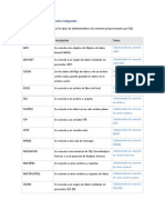 SSIS conexiones integradas y disponibles