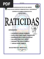 Análisis del Raticida Killer Campeón | PDF | Toxicidad | Pesticida
