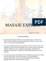 Masaje express 15-20 minutos