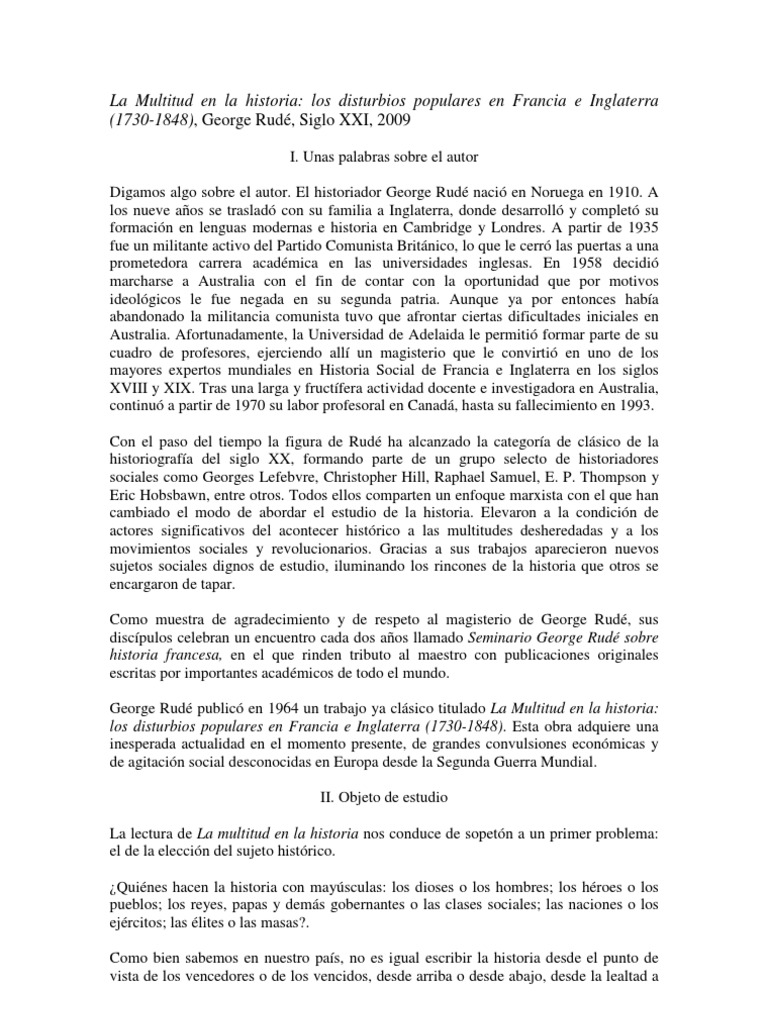Revoluciones Populares Francia e Inglaterra | PDF | Francia ...