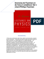Las Conferencias de Feynman en Volumen de Física 3 Establecer Set V Por Richard Phillips Feynman - 5 Estrellas Reseña Del Libro