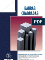 Aceros Arequipa - Barras Cuadradas