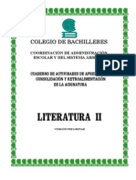 Cuaderno de Actividades Literatura 2 PDF