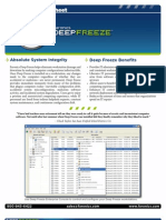 Product Data Sheet: Absolute System Integrity Deep Freeze Benefits