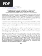 FPA Applauds Senator Latvala, Senator Richter & Members of The Senate Judiciary Committee For Protecting The Public Notice