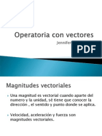 Operatoria Con Vectores, Funciones Trigonometricas y Movimiento de Proyectiles